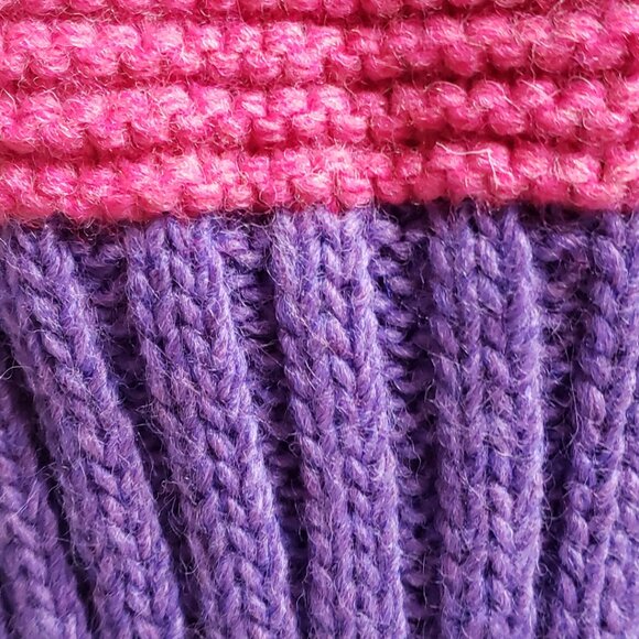 Made in Italy INVERNI Knit Wool Scarf Wrap premium quality Boho Chic - Picture 6 of 8